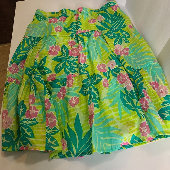 Lily Pulitzer Dopanine Tiered Colorful Summer Travel Skirt Size XS - Picture 2 of 9